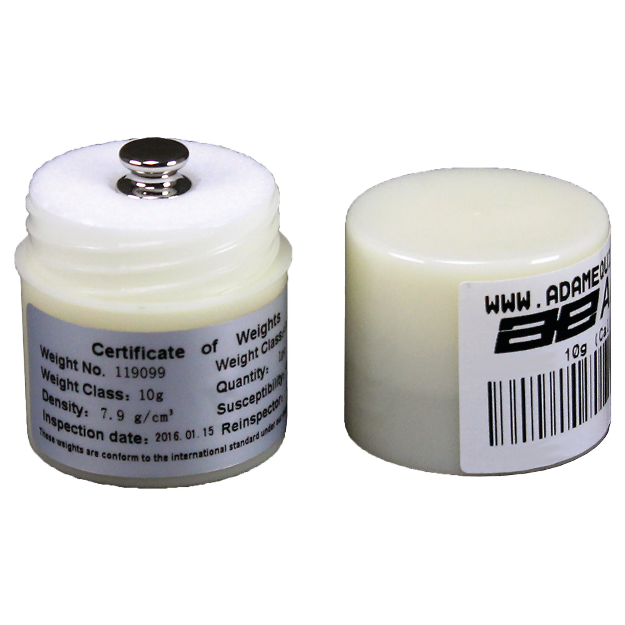 Adam Equipment, ASTM 4 10G Calibration Weight, Model# ASTM 4 - 10G